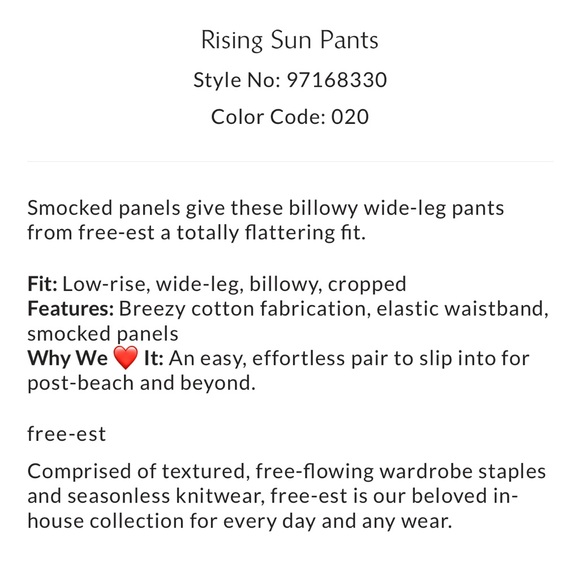 FREE PEOPLE Wide-Leg Pants✌🏾🌻 - Picture 5 of 5